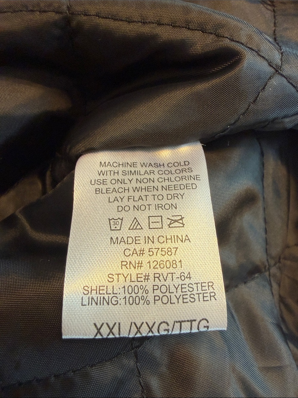 Reason NY Multicolor Varsity Bomber Jacket XXL - Picture 8 of 8